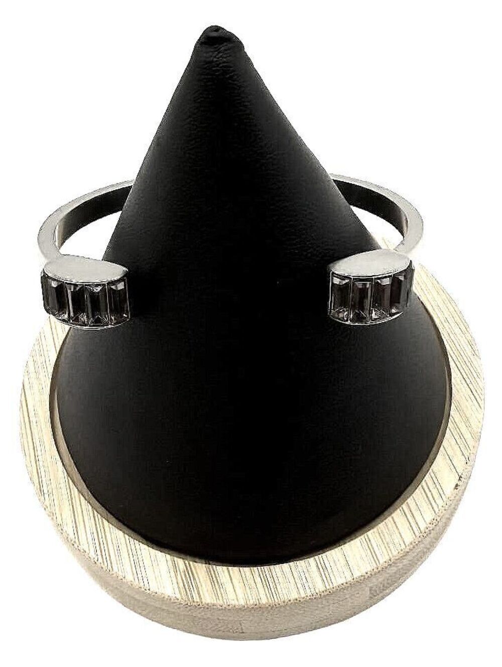 Kiam Family Mixed Metal & Glass Cuff Bracelet